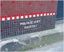 mosaic art nantes