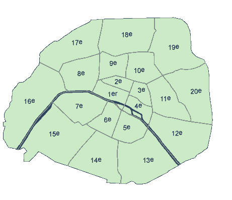 carte mosaiques paris